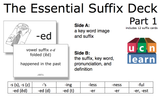 The Essential Suffix Deck- Part 1 (12 cards)
