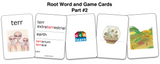 Root word and game cards